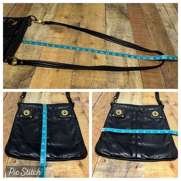 Marc By Marc Jacobs Black Leather Crossbody Handbag - Picture 7 of 14
